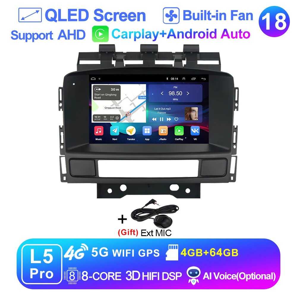 Автомагнитола LEHX L6Pro, 2DIN, Android 12, для Buick Excelle GT XT Opel Astra J 2010-2013 CD300 CD400 фотография 32