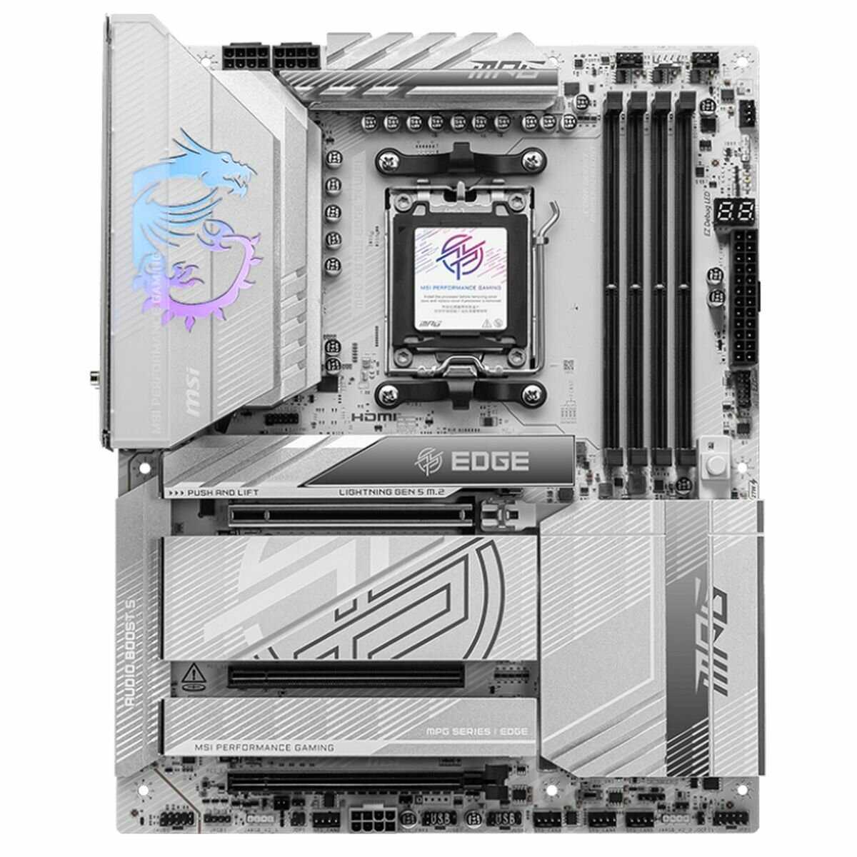 Материнская плата MSI MPG X870E EDGE TI WIFI [AM5, AMD X870E, ATX] фотография 6