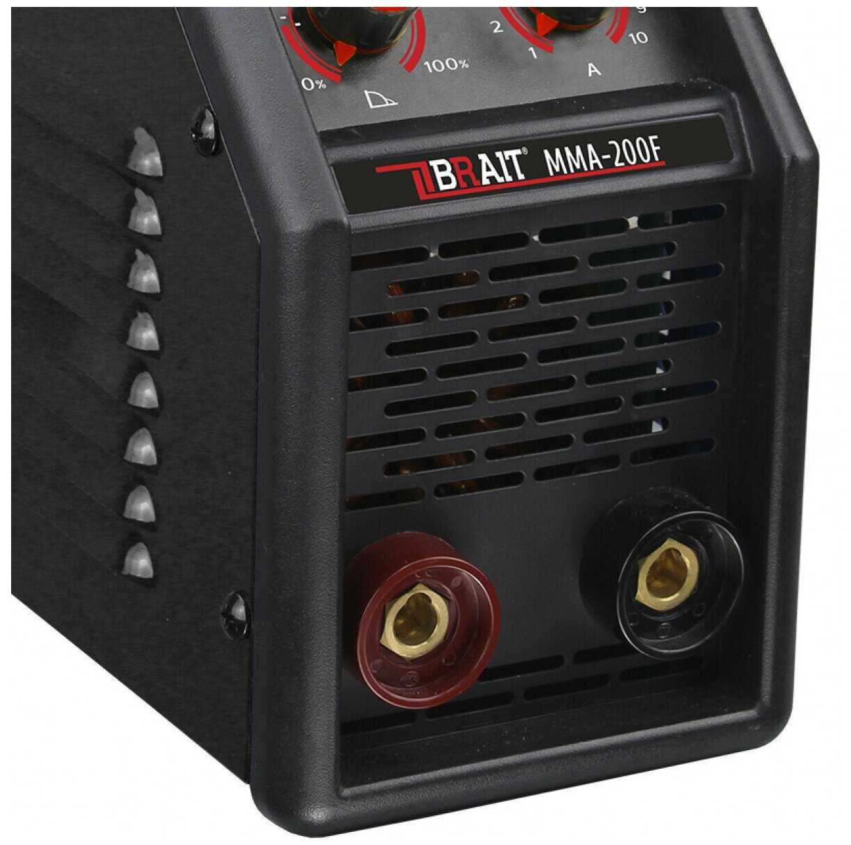 Инвертор сварочный ММА-200F (20-200А; d.1.6-4мм, защита от перегрева, антизалипание, горячий старт) фотография 2