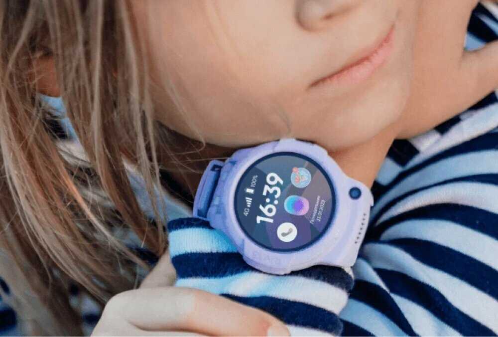 Смарт-часы детские Elari Wink (4G-W-PUR) фотография 12