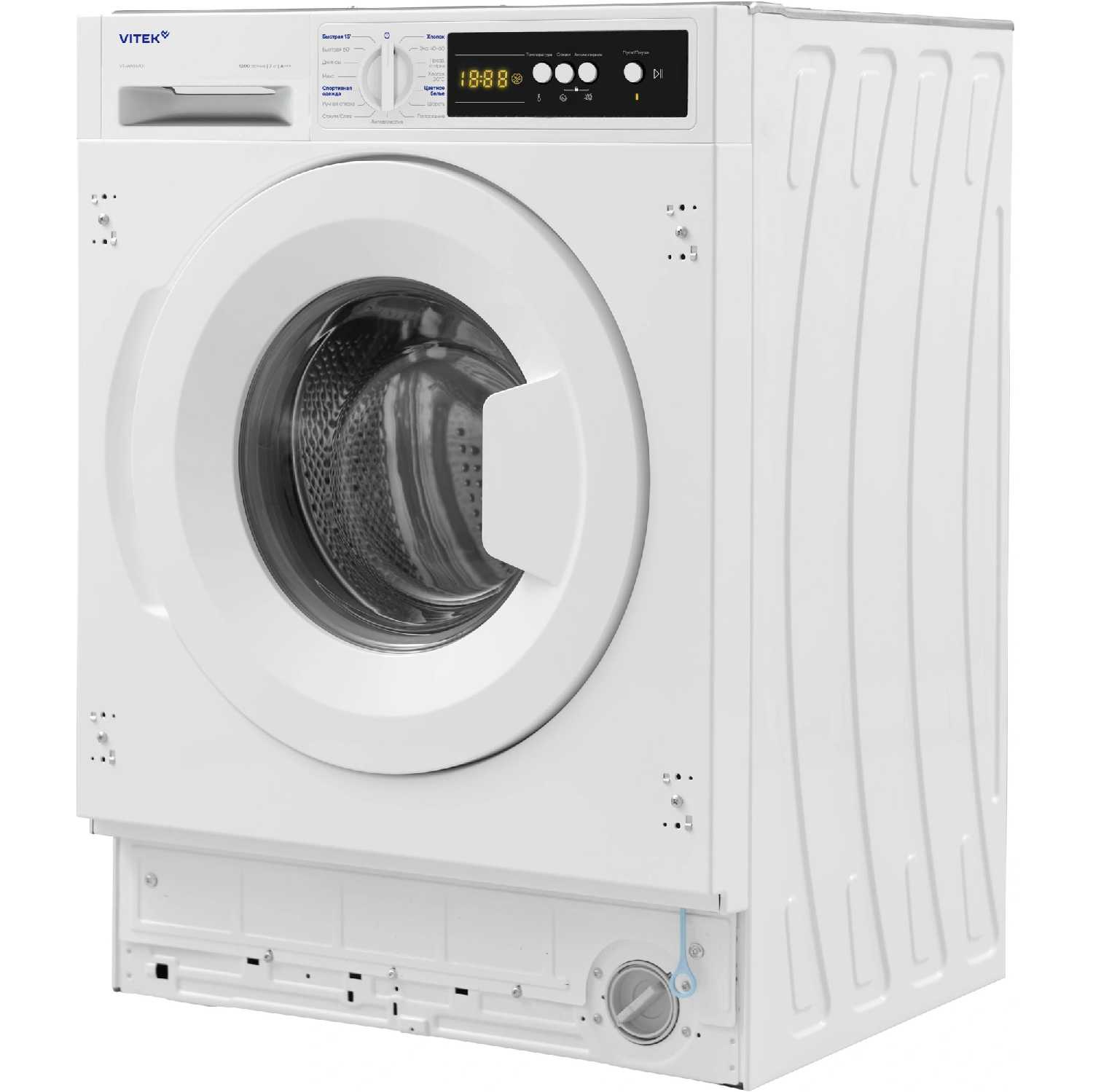 Встраиваемая стиральная машина VITEK VT-WMA701 фотография 6
