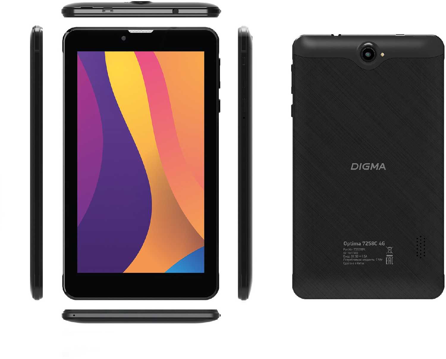 Планшет Digma Optima 7258C 4G (T310) фотография 3