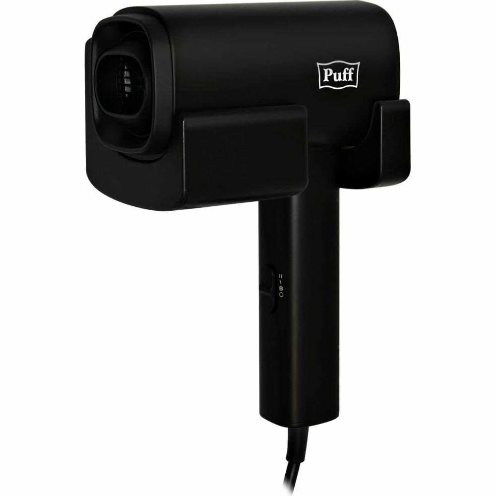 Фен Puff-1601Вl, настенный, 1600 Вт, 2 скорости, хол. воздух фотография 3