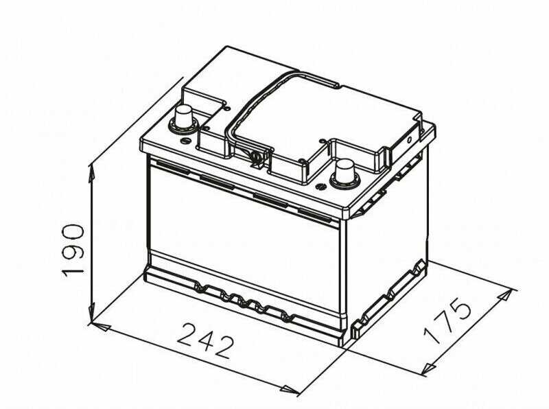 Аккумулятор для спецтехники VARTA Silver Dynamic AGM D52 (560 901 068) фотография 7