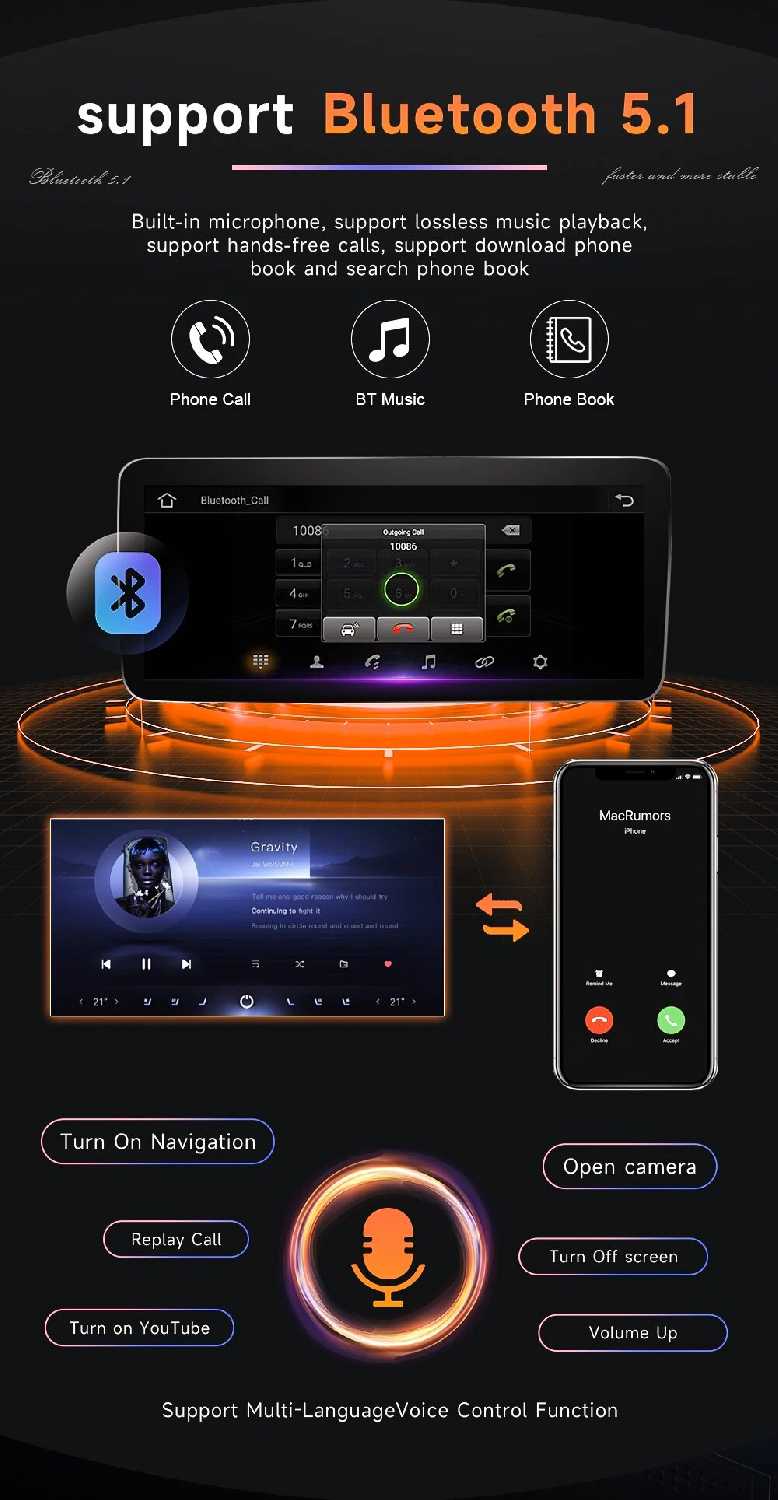 авторадио Carplay Android Auto для Land Rover Discovery 3 (2004-2009) фотография 13