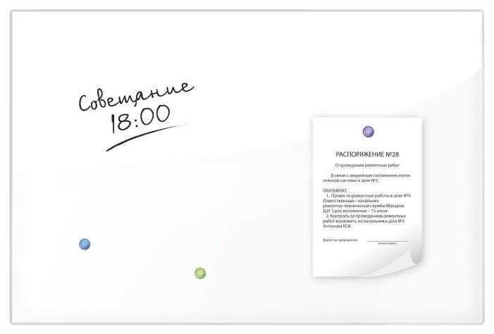 Доска стеклянная магнитно-маркерная BRAUBERG 236747/236748/236749 фотография 2