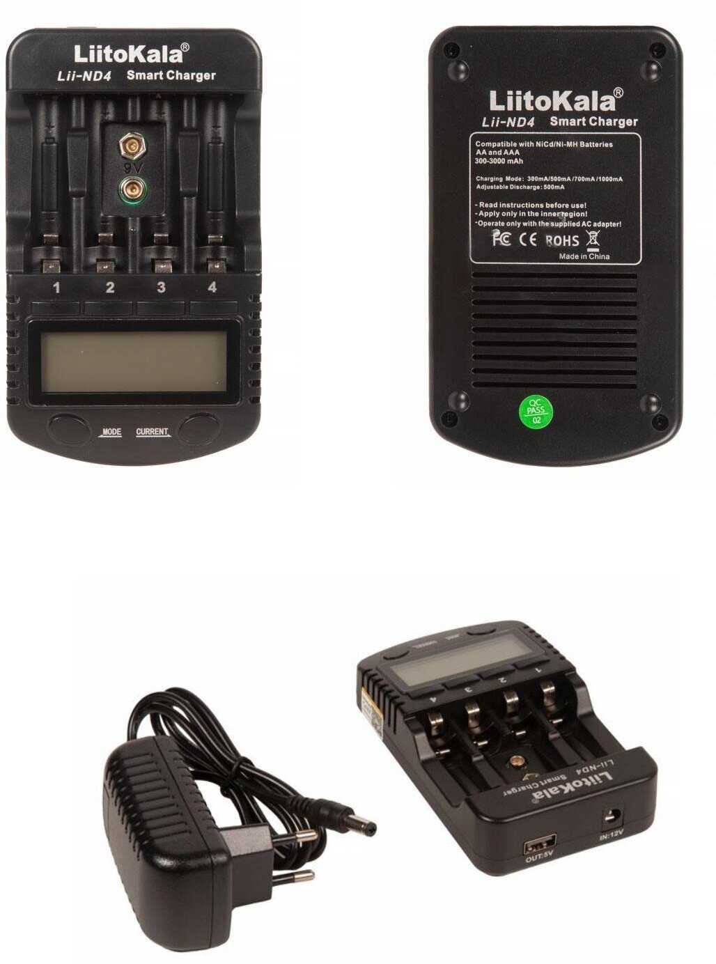 Зарядное устройство LiitoKala Lii-ND4 фотография 8