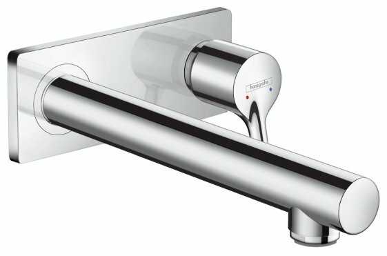 Смеситель для раковины (умывальника) hansgrohe Talis S 72111000 + 13622180, рычажный