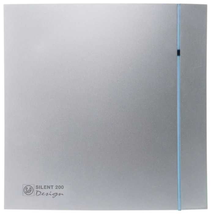 Вентилятор вытяжной Soler & Palau SILENT-200 CHZ DESIGN 3C 16 Вт фотография 1