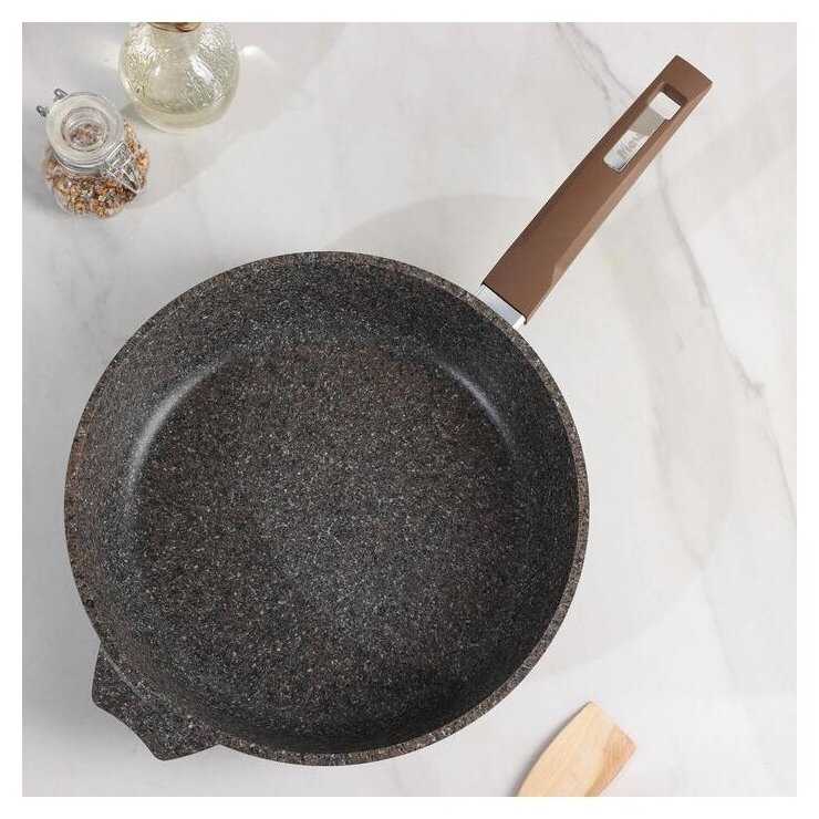 Сковорода Мечта 28см Премиум с антипригарным покрытием с несъемной ручкой 28902 фотография 2