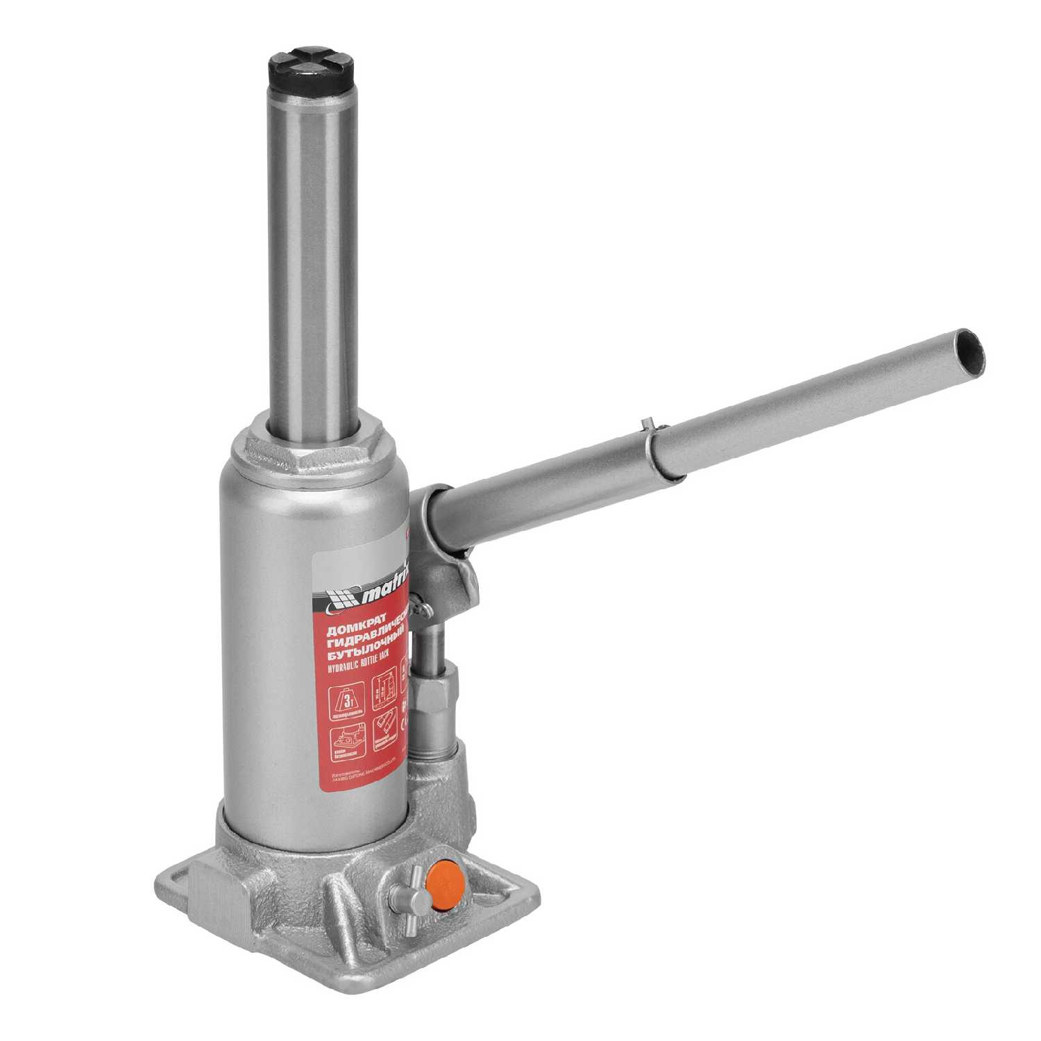 Домкрат бутылочный гидравлический Matrix Домкрат бутылочный гидравлический для мототехники (50774) фотография 11
