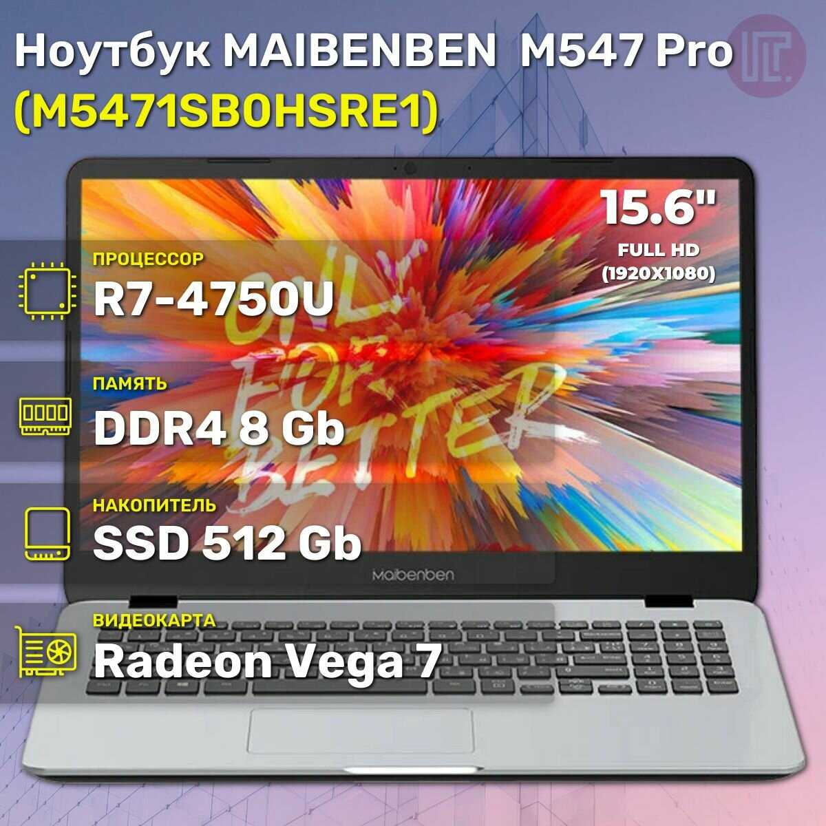 Ноутбук Maibenben M547 (1SB0HSRE1) фотография 3
