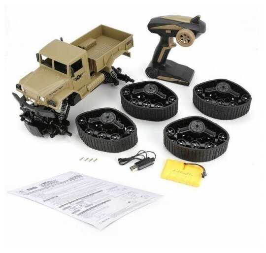 Радиоуправляемый гусеничный краулер-амфибия Zegan 4WD RTR масштаб 1:12 2.4G фотография 3