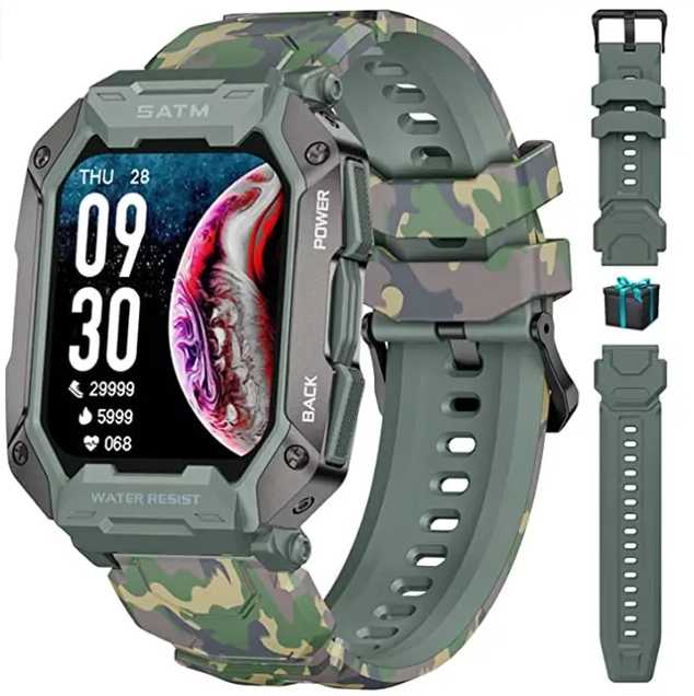 Умные часы LIGE LIGE 5ATM (Camouflage Black)