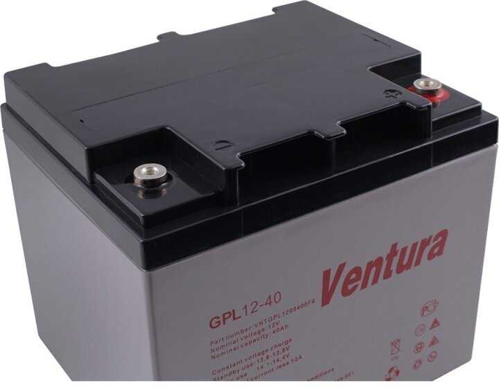 Аккумуляторная батарея Ventura GPL 12-45 (12В 45 А·ч) фотография 3