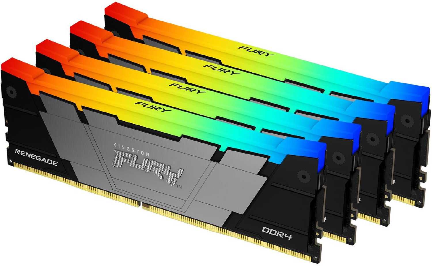 Оперативная память KINGSTON FURY Renegade RGB DIMM DDR4 [64GB 3600 MHz] [KF436C16RB12AK4/64] фотография 6