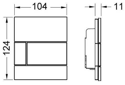 Кнопка смыва TECE 9242801 фотография 1