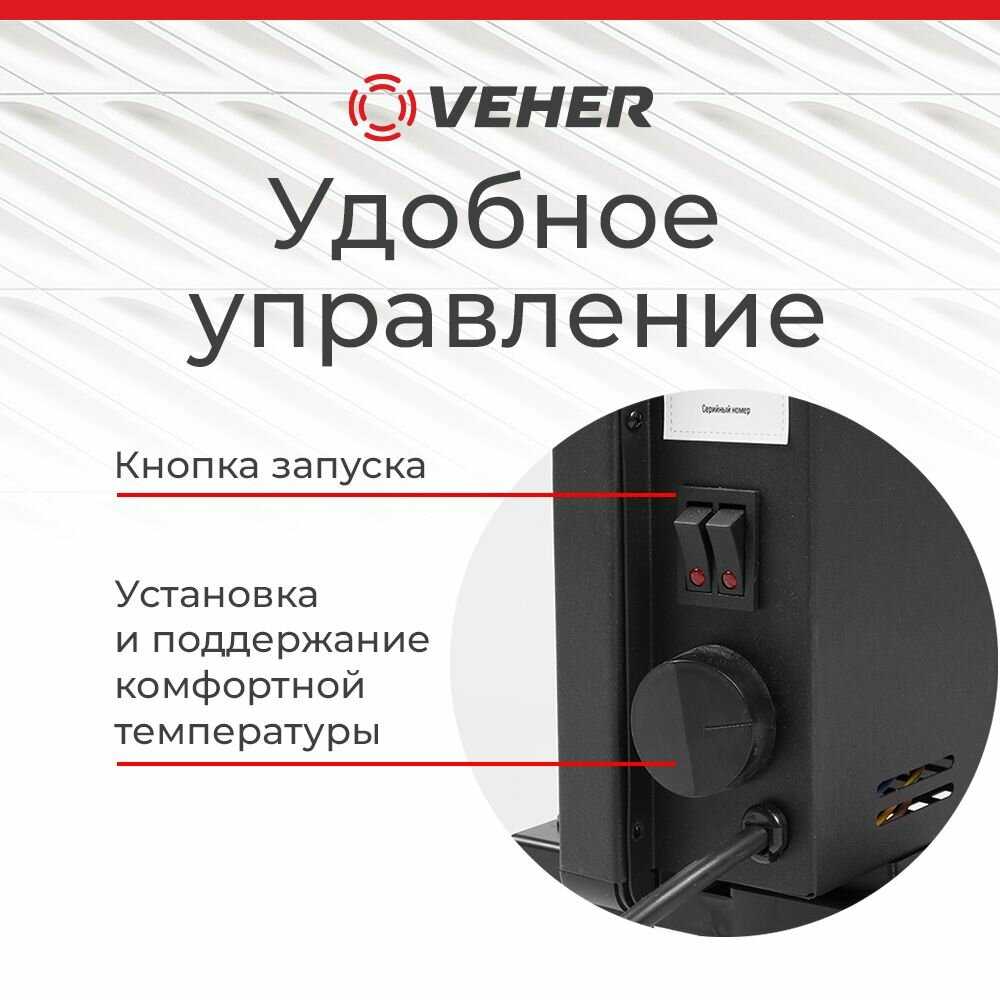 Обогреватель VEHER ЛР-1500.2 (1,5 кВт) фотография 13