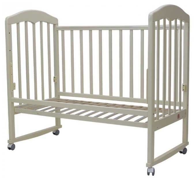 Кроватка Топотушки Сильвия-2 (колесо), качалка, полозья для качания фотография 4