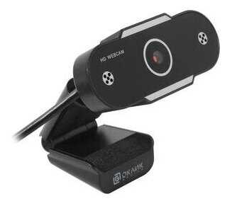 Камера Web Оклик OK-C012HD черный 1Mpix (1280x720) USB2.0 с микрофоном фотография 15