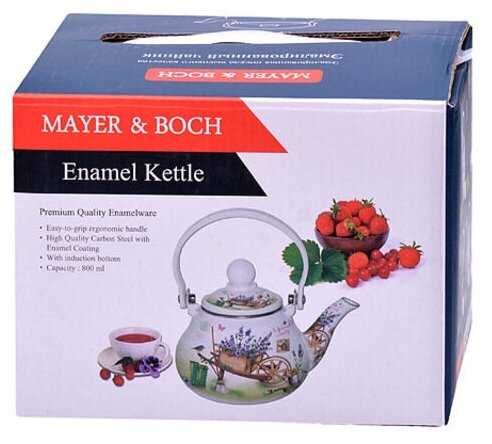 Заварочный чайник Mayer&Boch 29753 эмаль 800 мл фотография 4
