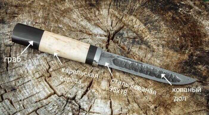 Нож туристический Кузница Кашулина Северный