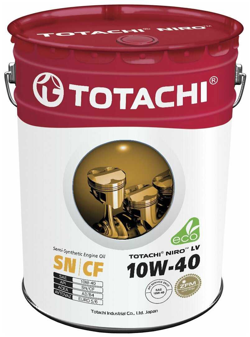 Полусинтетическое моторное масло TOTACHI NIRO LV Semi-Synthetic 10W-40 фотография 3