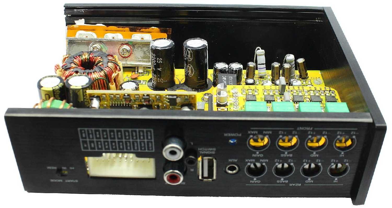 Автомобильный усилитель Wide Media AMP4.50 (4x72 Вт (2 Ома) фотография 4
