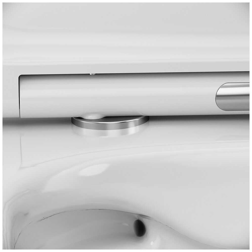 Чаша унитаза подвесная AM.PM FlashClean C111700WH с горизонтальным выпуском фотография 7