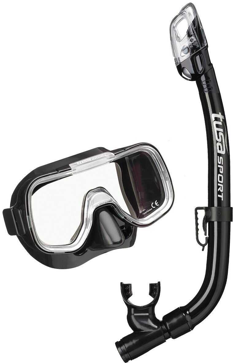 Маска и трубка в сумке детский набор для плавания TUSA Sport (UCR-2022P) фотография 33