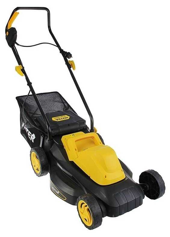 Электрическая газонокосилка Huter ELM-1400T фотография 1