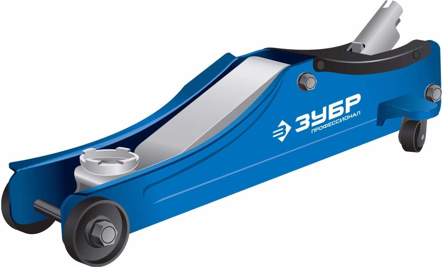 Домкрат подкатной гидравлический ЗУБР Профессионал Т65 фотография 11