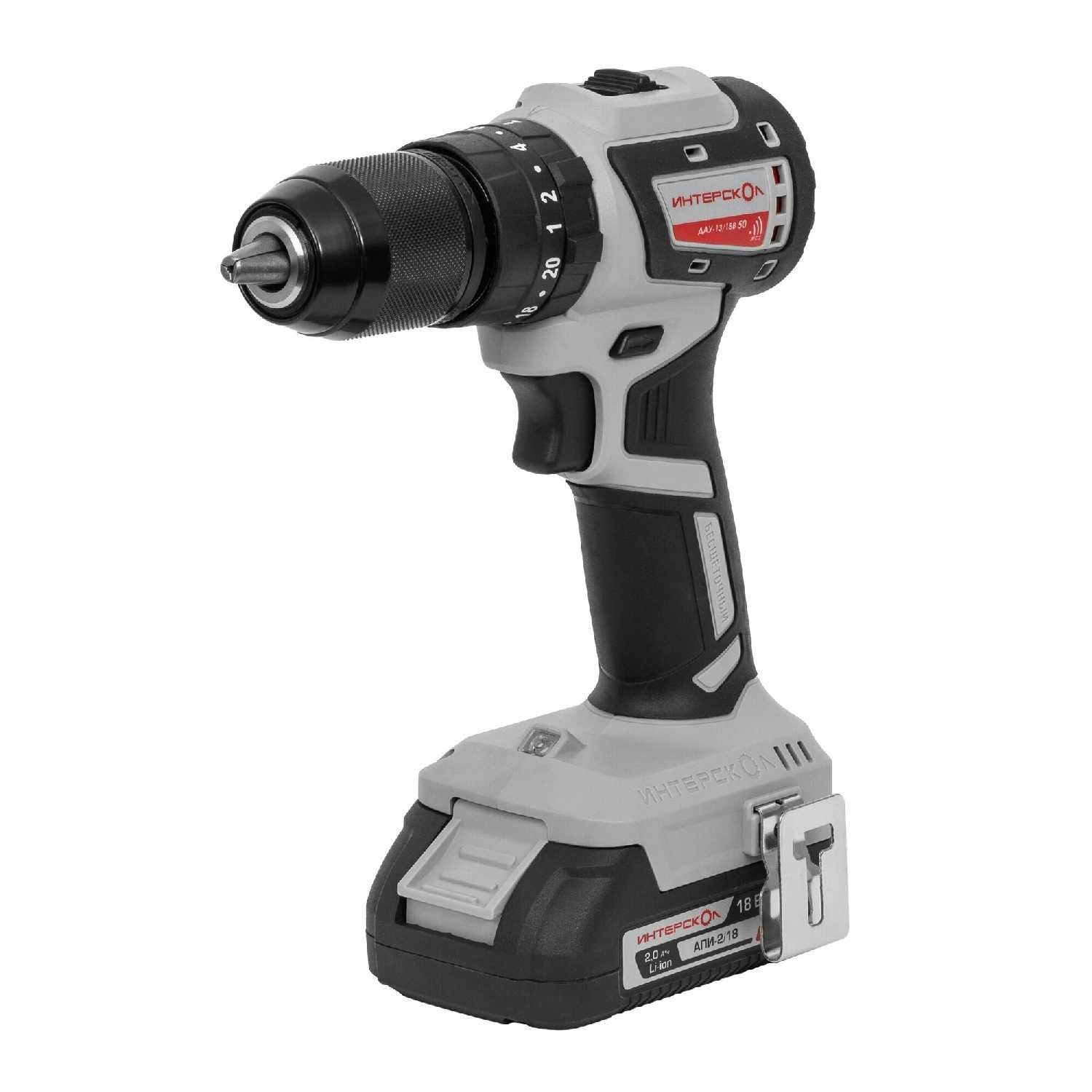 Ударная аккумуляторная дрель-шуруповерт Интерскол ДАУ-13/18В [574.4.1.70]
