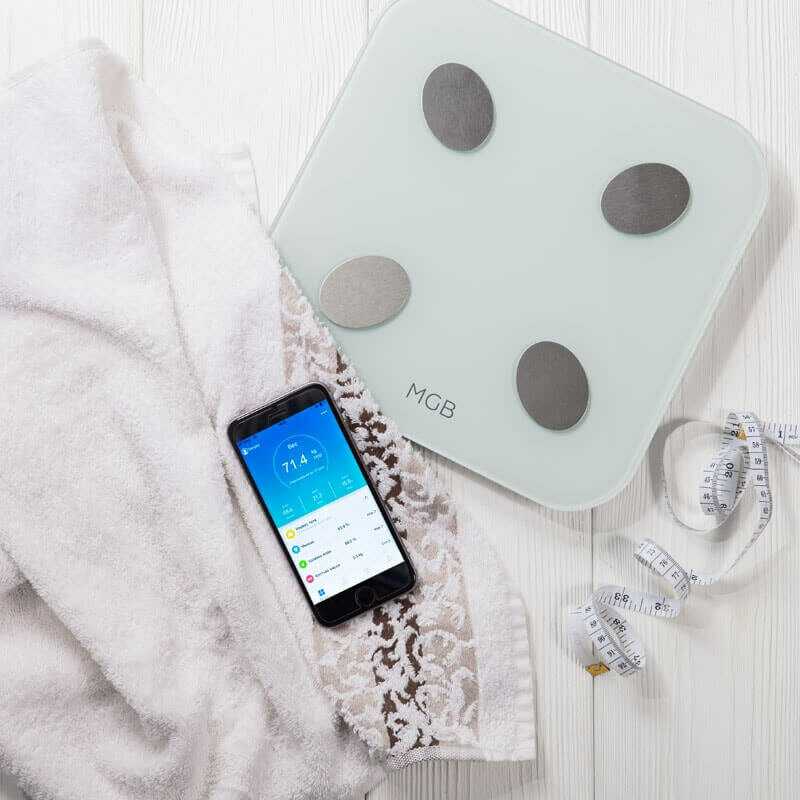 MGB Умные весы Body fat scale Glass Edition фотография 3