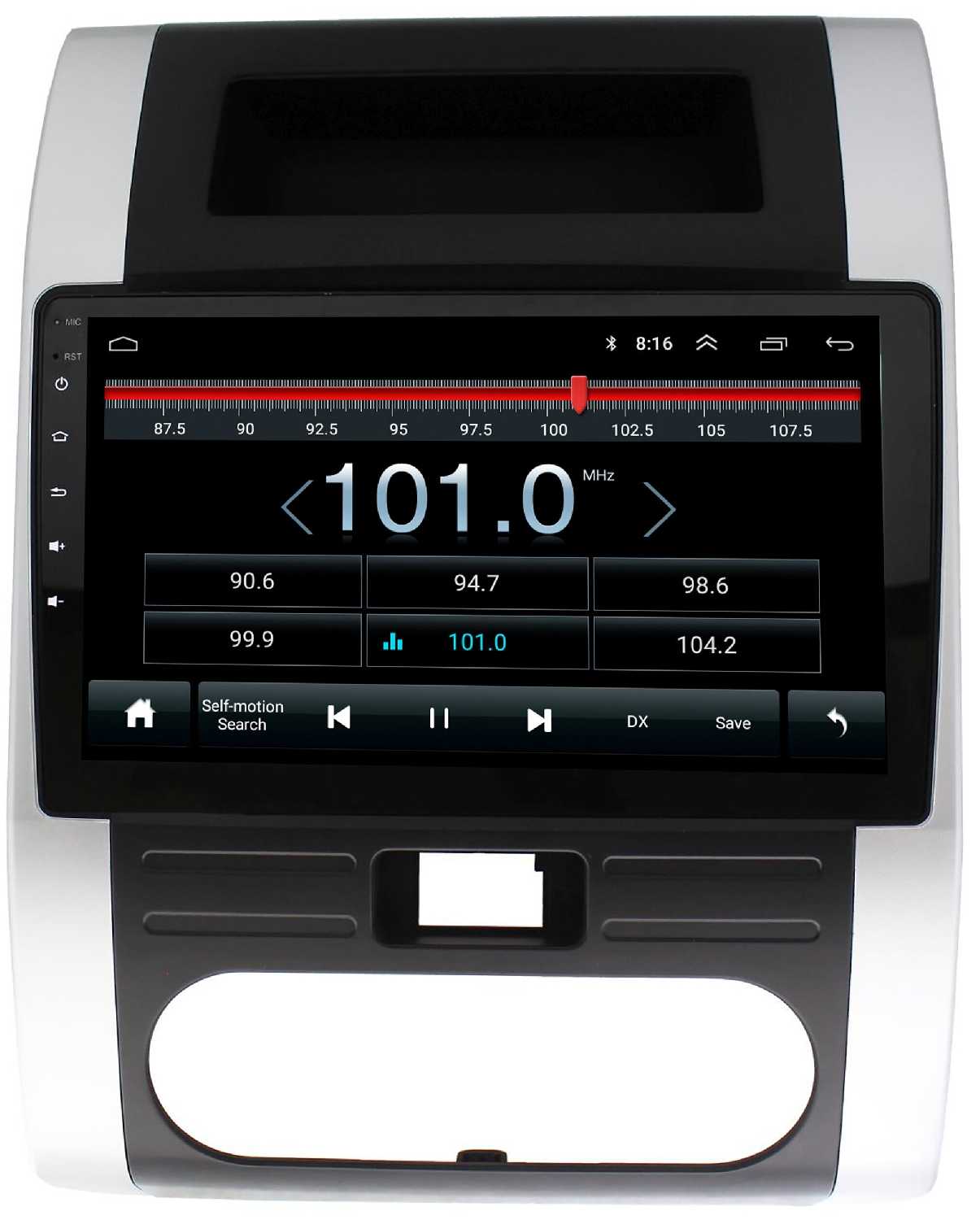 Штатная магнитола Wide Media Nissan X-Trail 2007 - 2013 [Android 8, WiFi, 1/16GB, 4 ядра] фотография 3