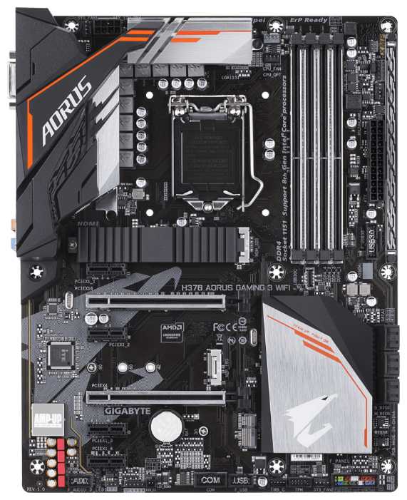 Материнская плата GIGABYTE H370 AORUS GAMING 3 WIFI (rev. 1.0) фотография 3