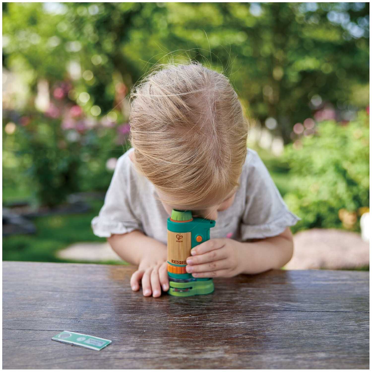 Игрушечный детский микроскоп