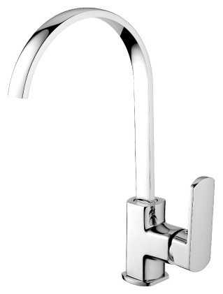 Смеситель для кухни (мойки) Rossinka Silvermix Z35-25, рычажный