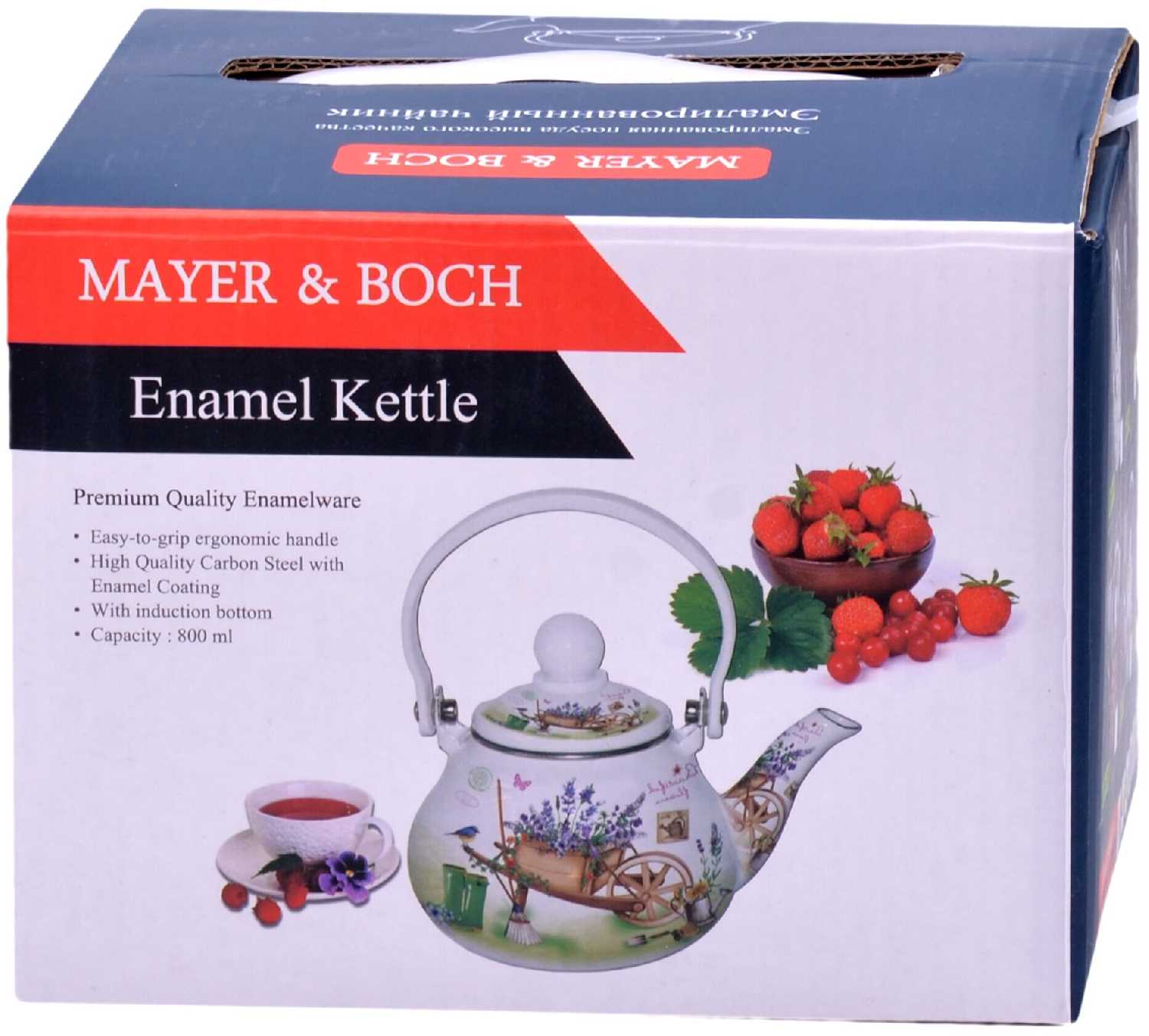 Заварочный чайник Mayer&Boch 29753 эмаль 800 мл фотография 3