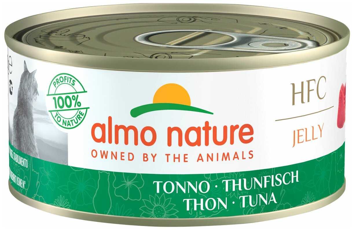 Корм для кошек Almo Nature HFC Jelly с тунцом