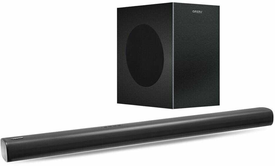 Колонки Ginzzu GM-515 [160W, Doldy Atmos, HDMI, Optical, BT, USB, ДУ]