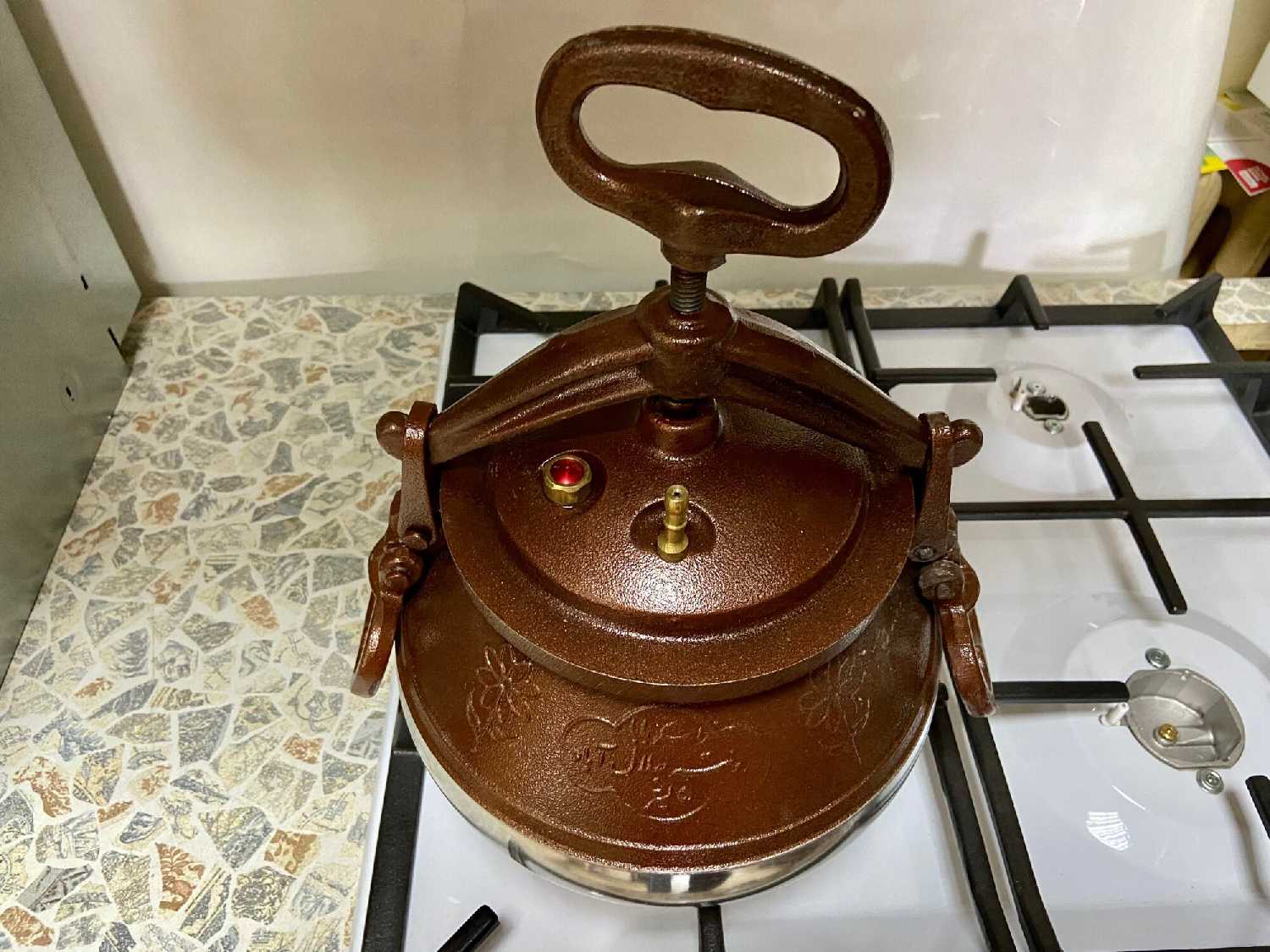 Казан алюминиевый Шафран Афганский двухцветный фотография 2