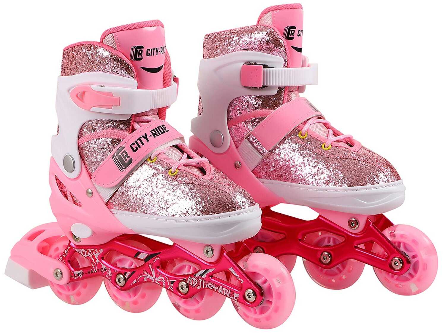Раздвижные роликовые коньки CITY-RIDE PU ABEC 7 фотография 14
