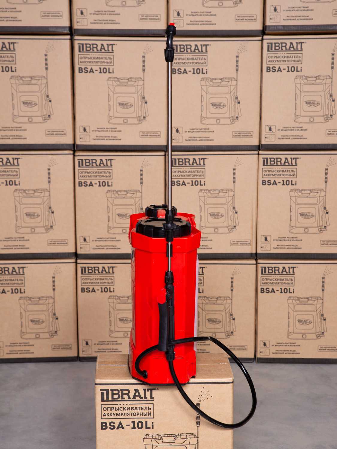 Опрыскиватели BRAIT BSA-10Li [10 л, 12 В, 3.6 л/мин, 1.5-4 бар] фотография 2