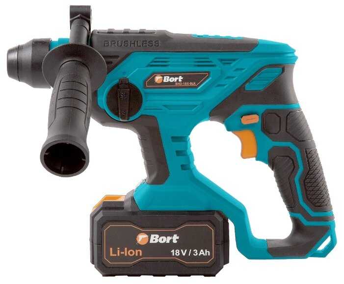 Перфоратор аккумуляторный Bort BHD-18X-BLK Li-Ion 18 В (1.7 Дж) фотография 1