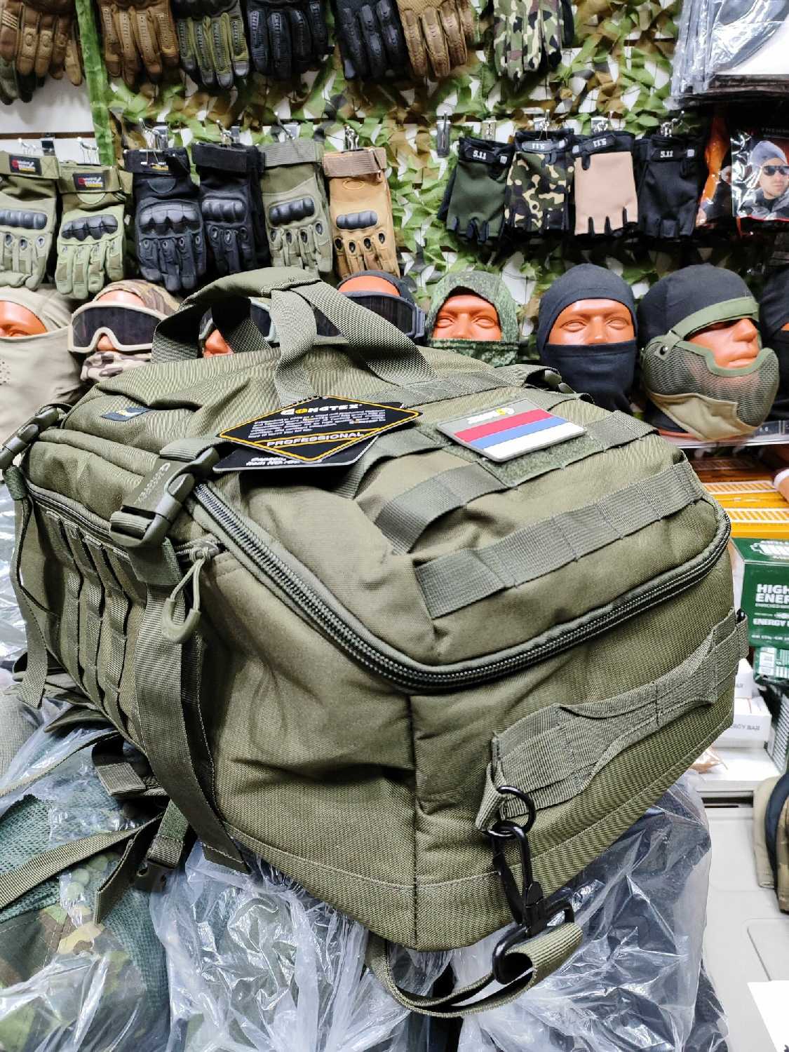 Тактический рюкзак Gongtex Tactical 55 литров фотография 14