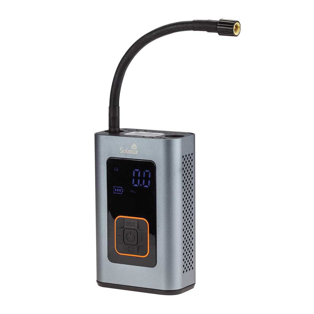 Компрессор автомобильный Solmax беспроводной (60 Вт 16 л/мин) фотография 8