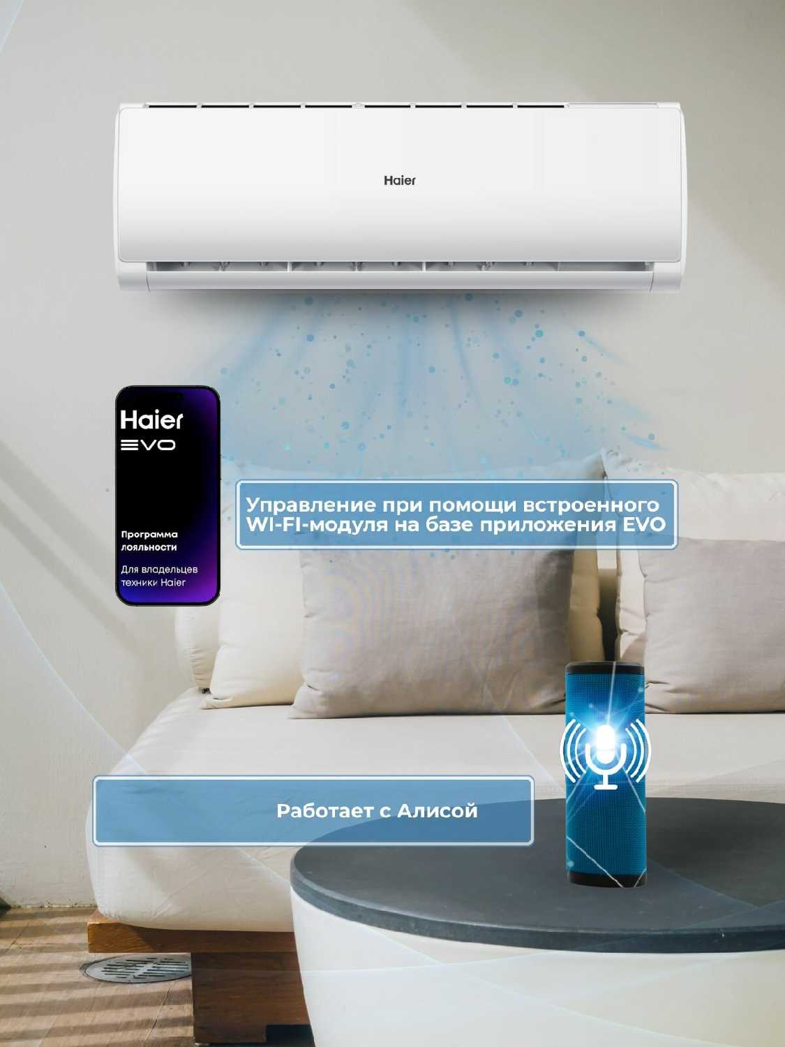 Настенный кондиционер Haier HSU-12HTT103/R3 фотография 5