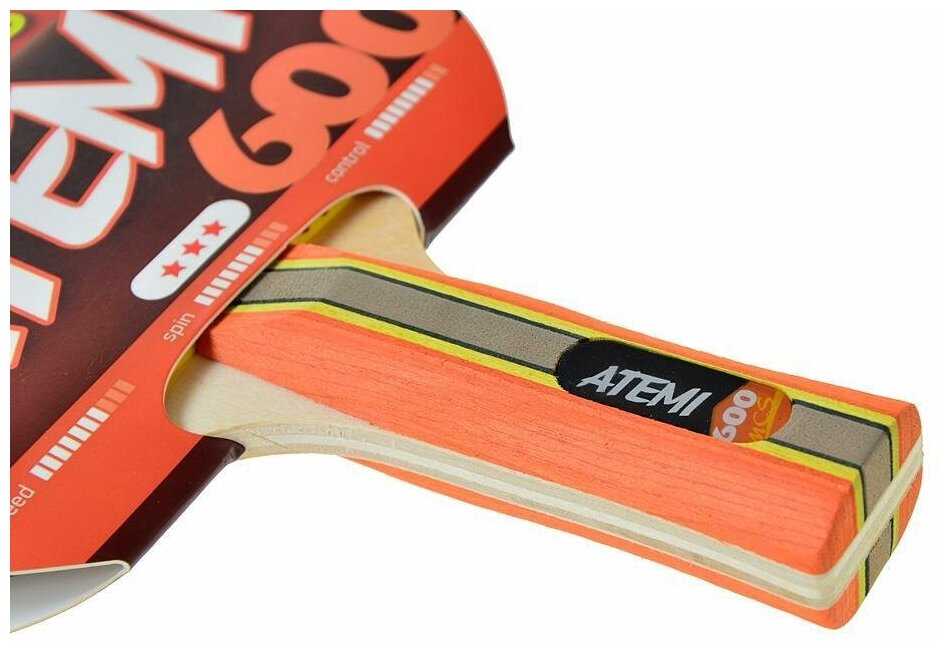 Ракетки для настольного тенниса ATEMI 600 AN фотография 1