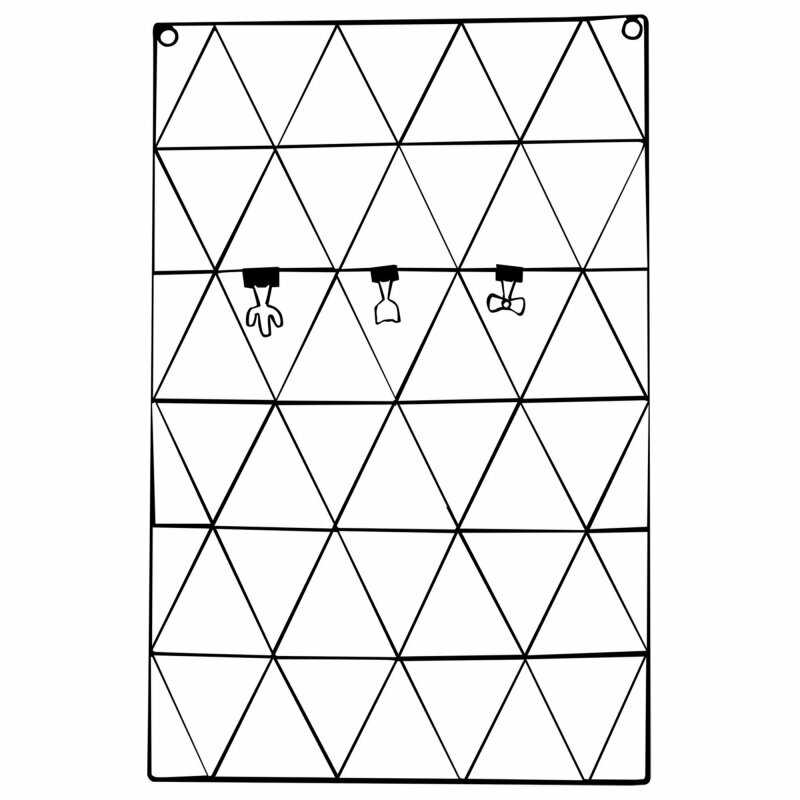 Доска органайзер-решетка Attache 36x55см, 3 зажима
